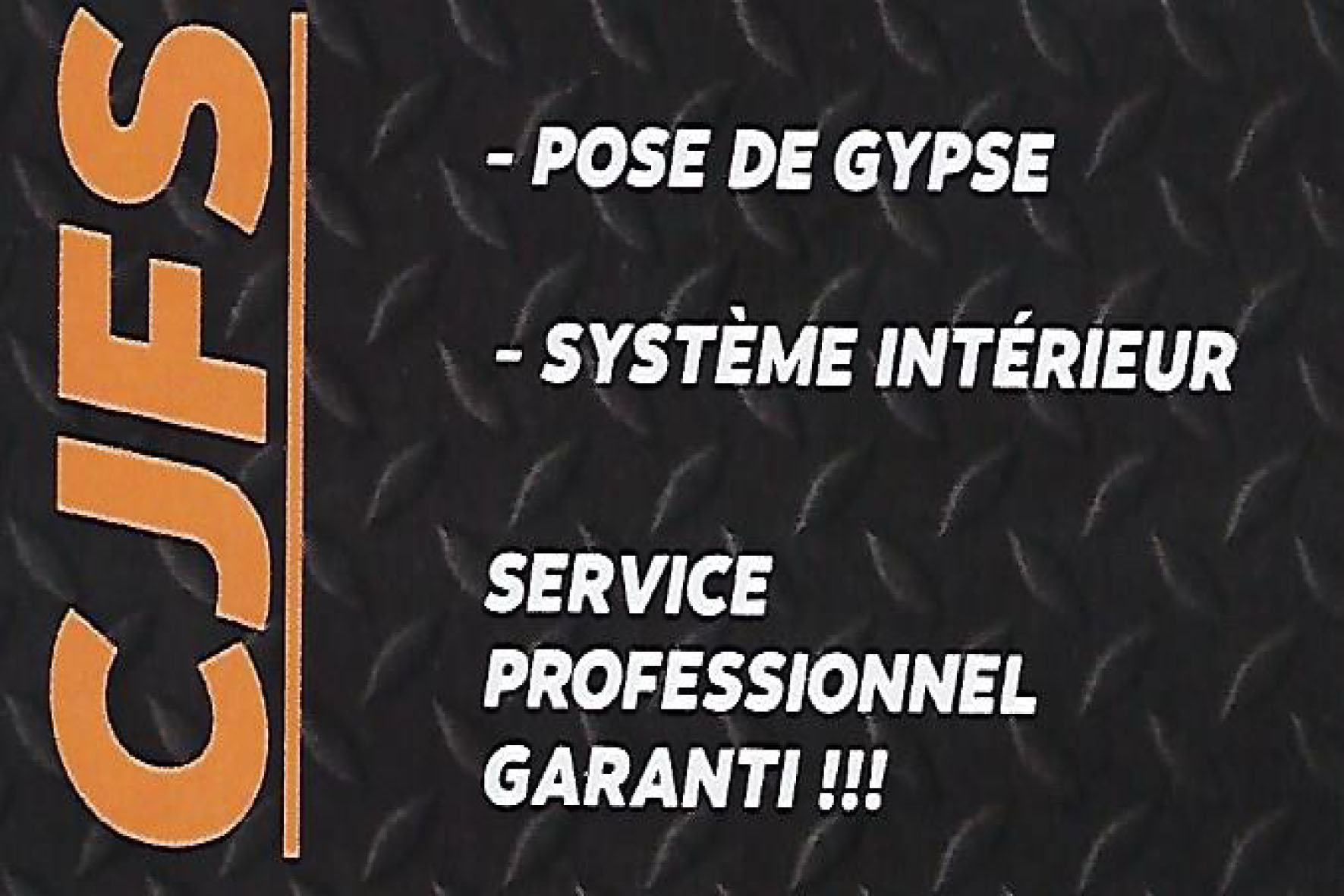 Verso carte de visite