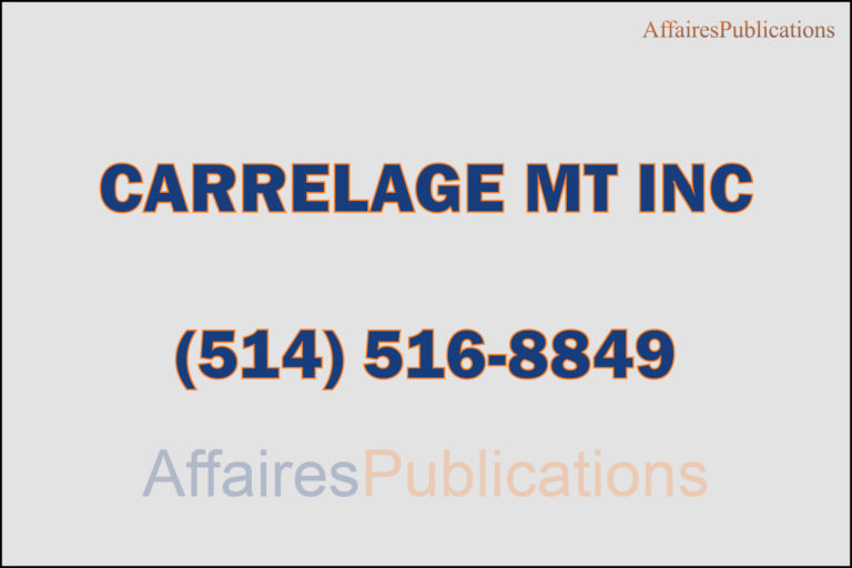 CARRELAGE MT INC