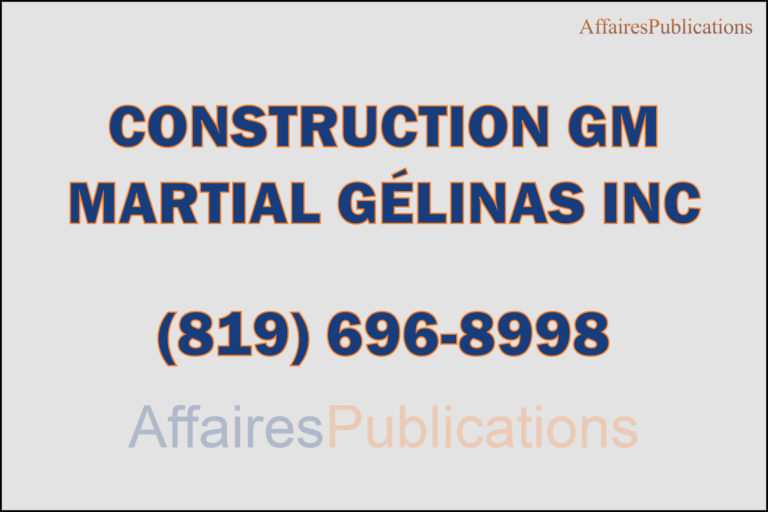 CONSTRUCTION GM MARTIAL GÉLINAS INC