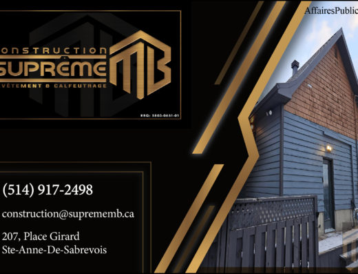 CONSTRUCTION SUPRÊME MB INC