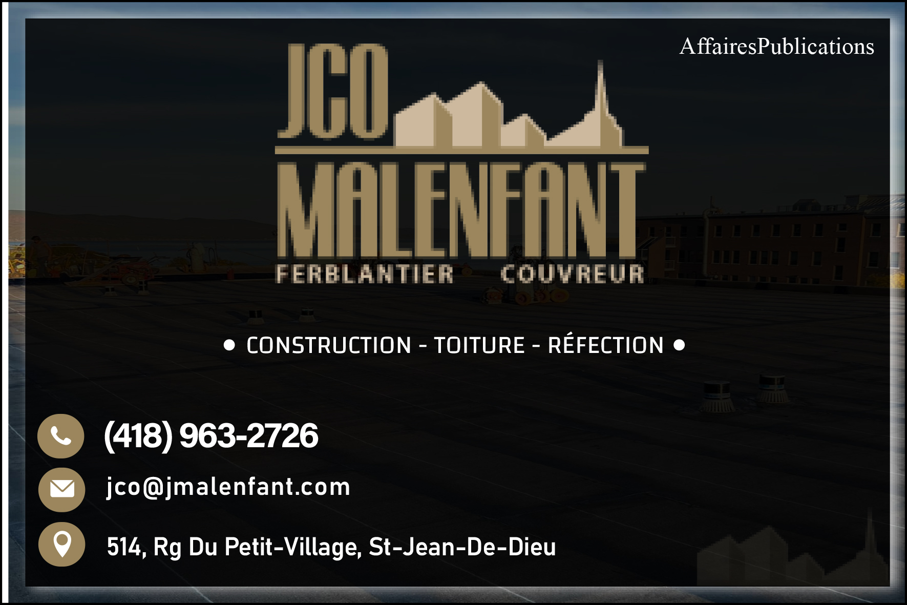 J.C.O MALENFANT INC