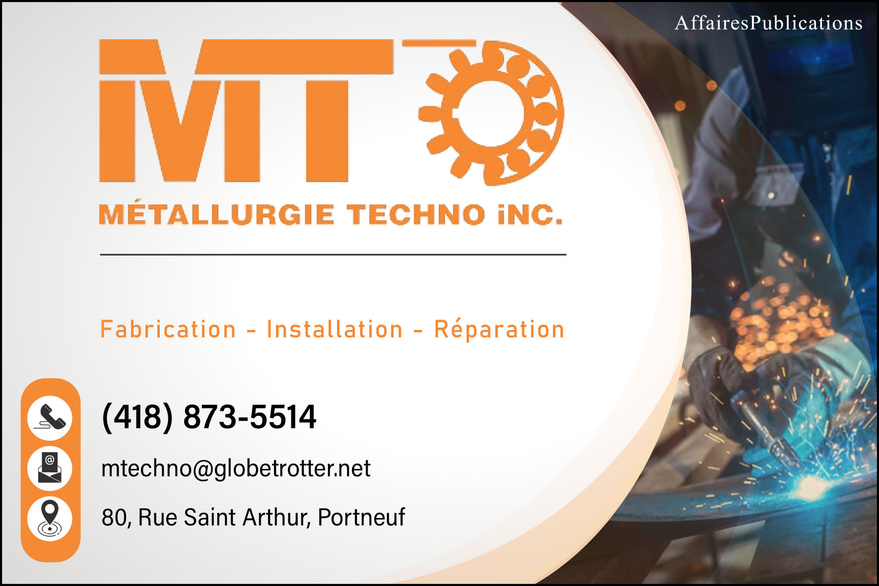 MÉTALLURGIE TECHNO INC