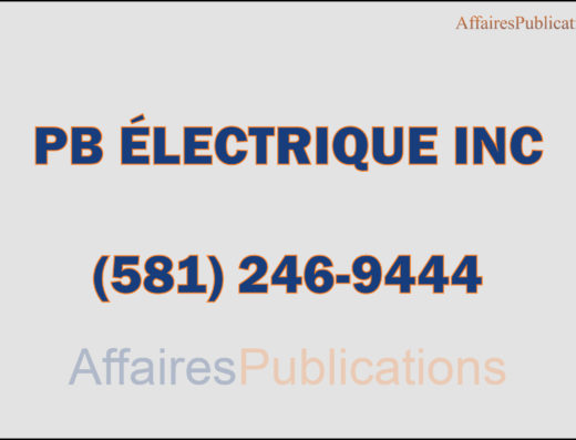 PB ÉLECTRIQUE INC