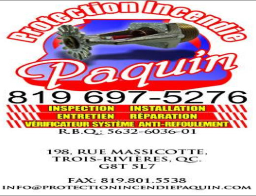 PROTECTION INCENDIE PAQUIN INC