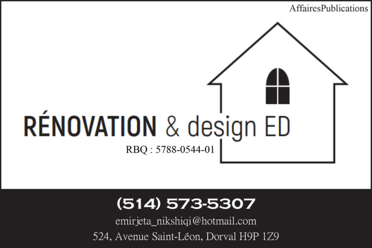 RÉNOVATION ET DESIGN ED