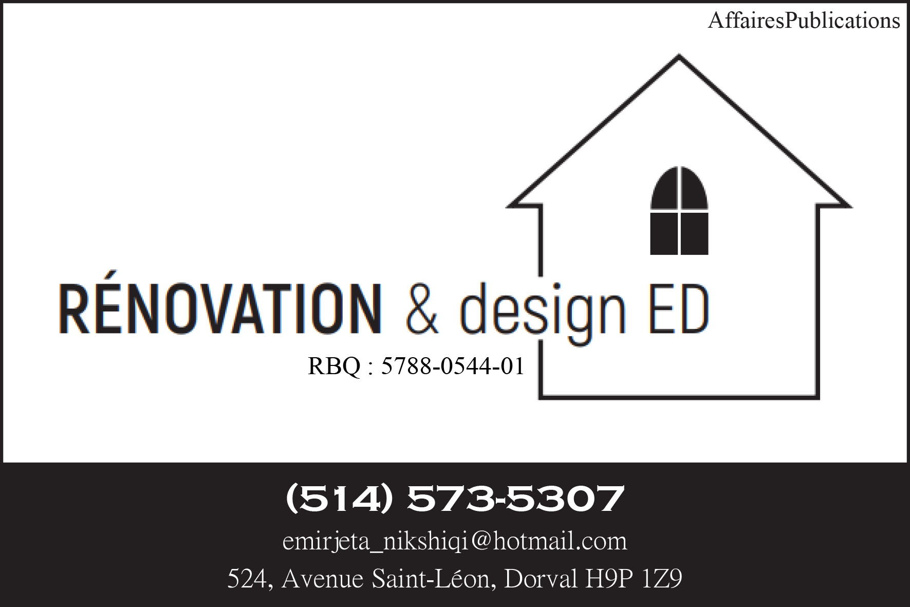 RÉNOVATION ET DESIGN ED