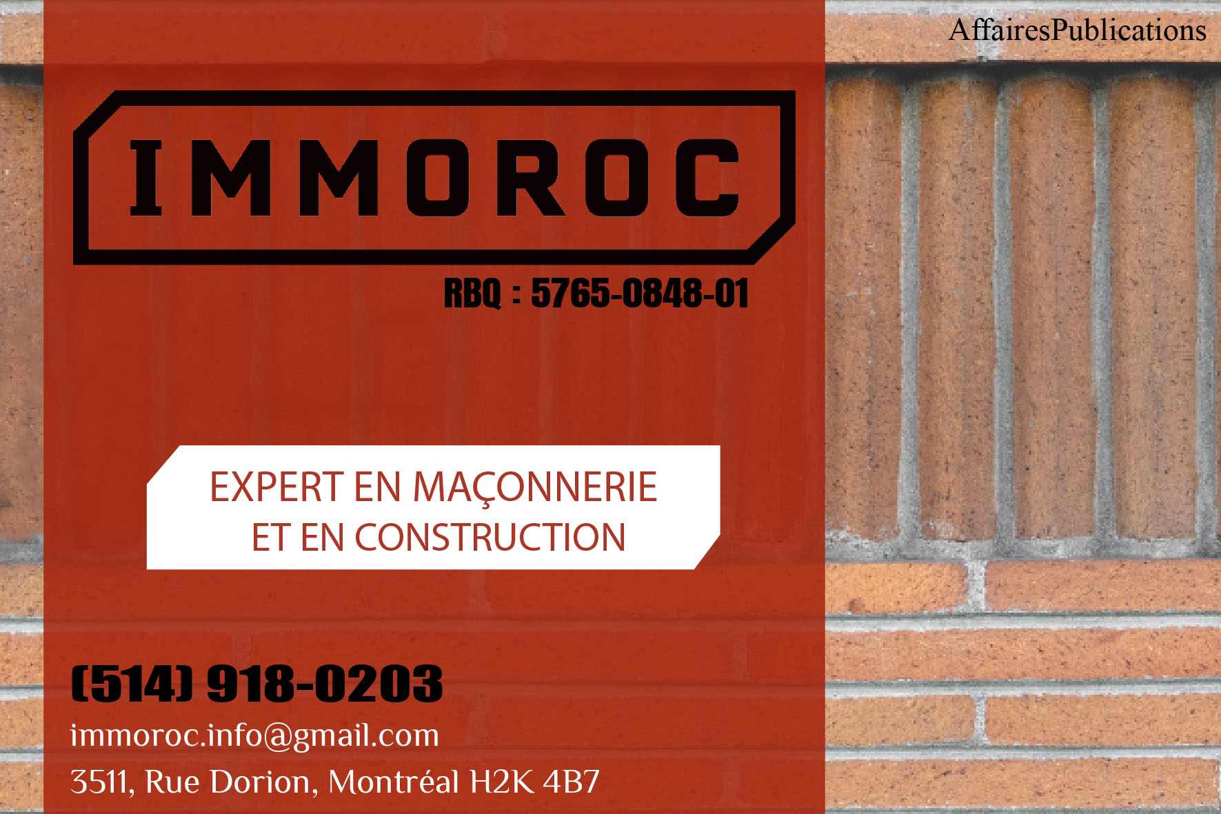 IMMOROC INC