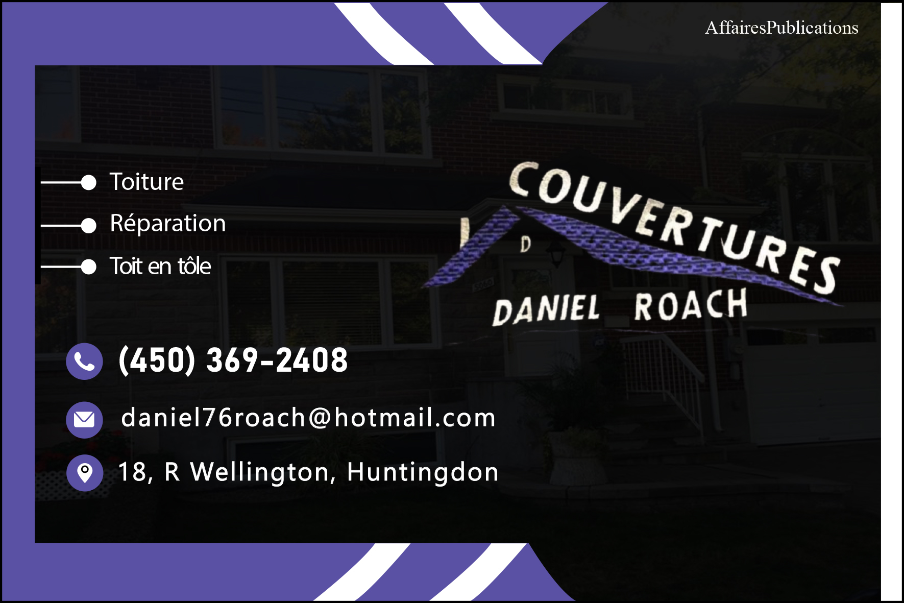 COUVERTURES DANIEL ROACH INC