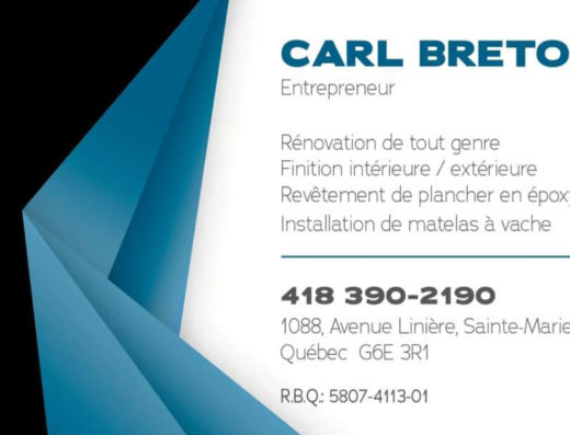 CONSTRUCTION CARL BRETON