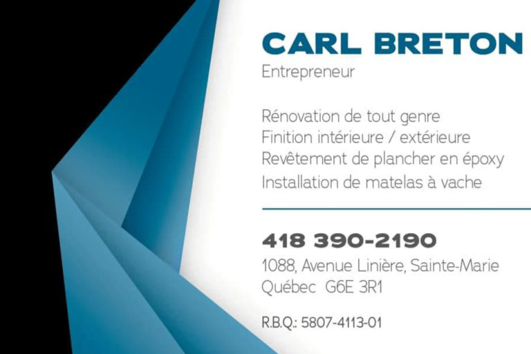 CONSTRUCTION CARL BRETON