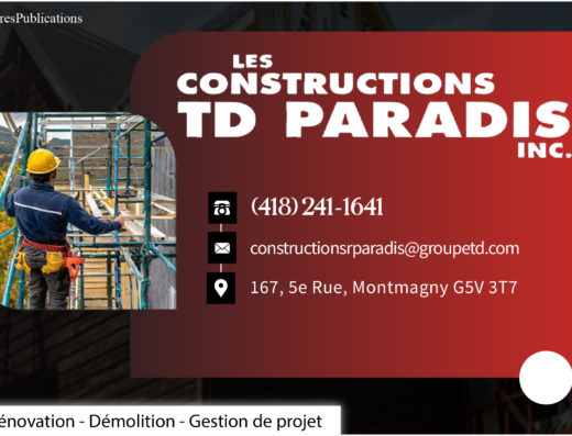 LES CONSTRUCTIONS TD PARADIS