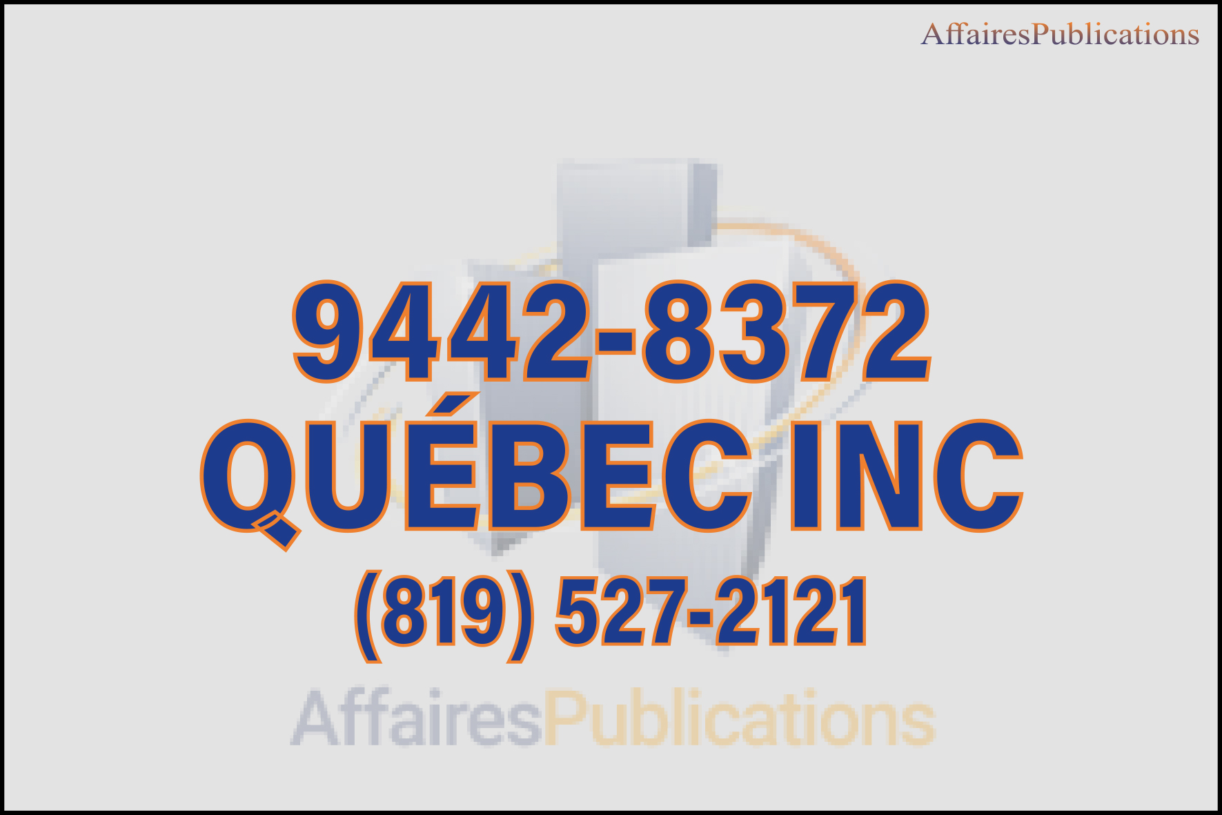 9442-8372 QUÉBEC INC