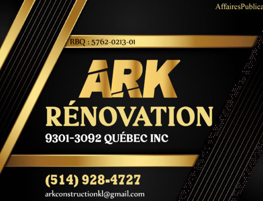 ARK RÉNOVATION 9301-3092 QUÉBEC INC