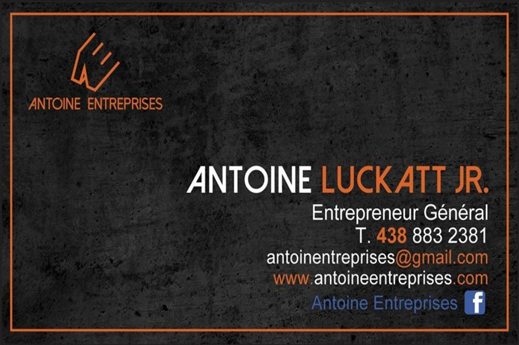 ANTOINE ENTREPRISES 9368-3449 QUÉBEC INC
