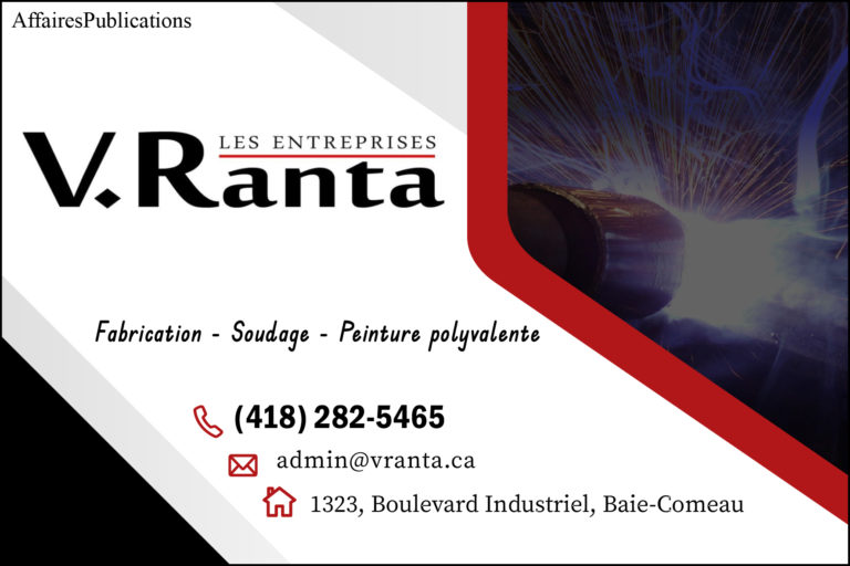 LES ENTREPRISES V.RANTA INC