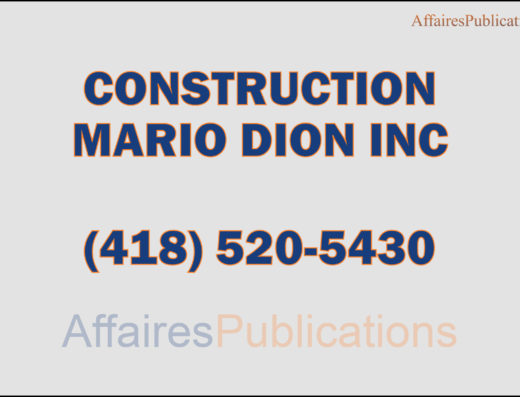 CONSTRUCTION MARIO DION INC