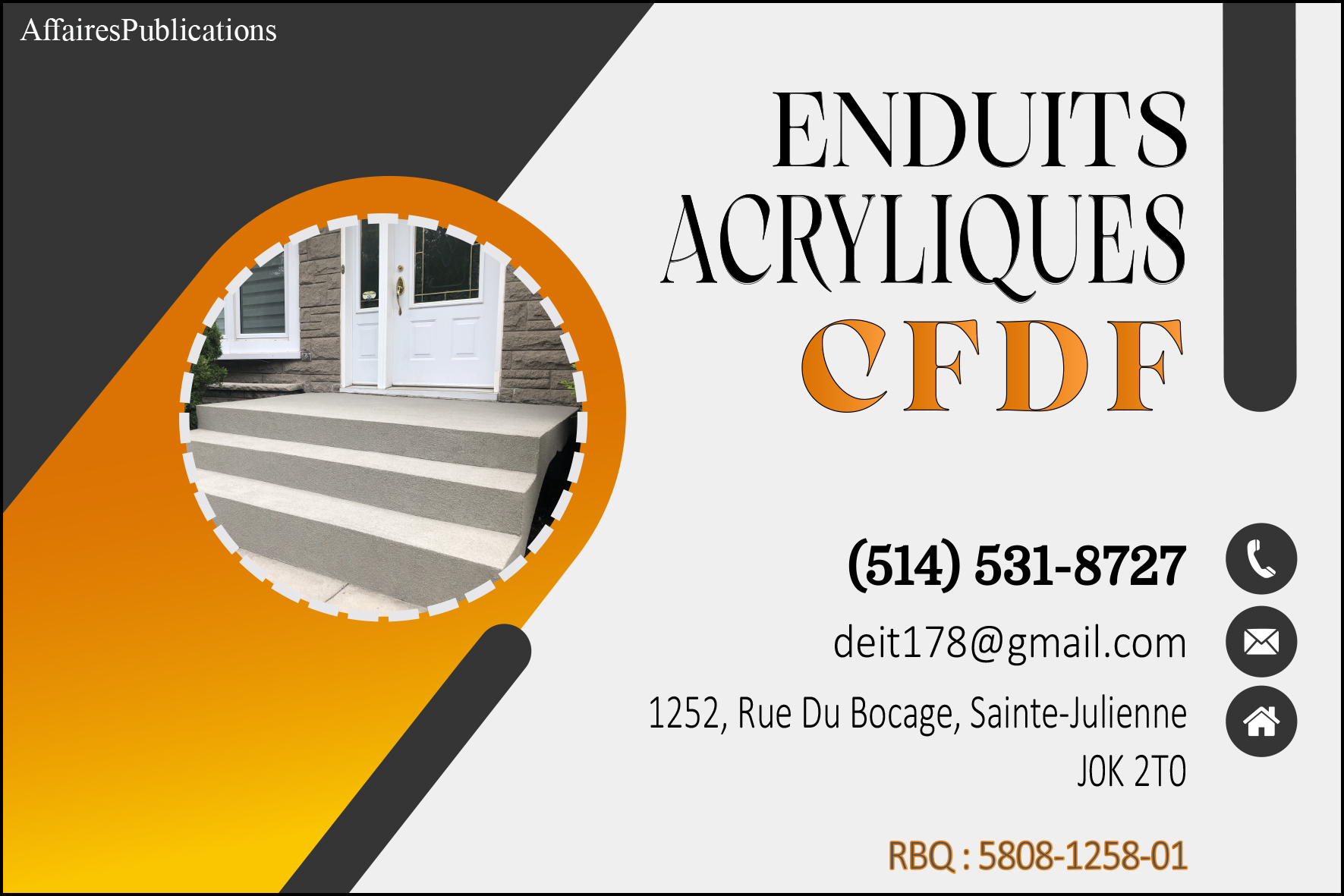 ENDUITS ACRYLIQUES CFDF INC