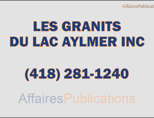 LES GRANITS DU LAC AYLMER INC