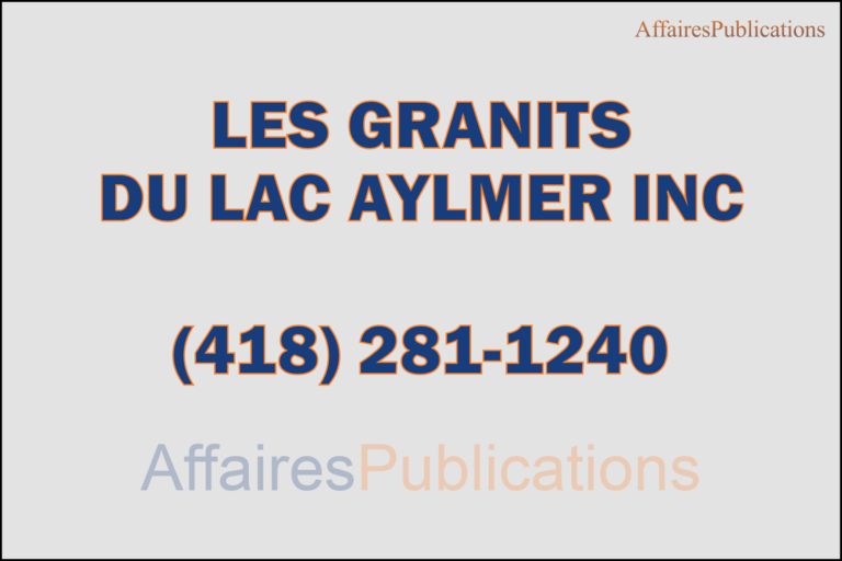 LES GRANITS DU LAC AYLMER INC