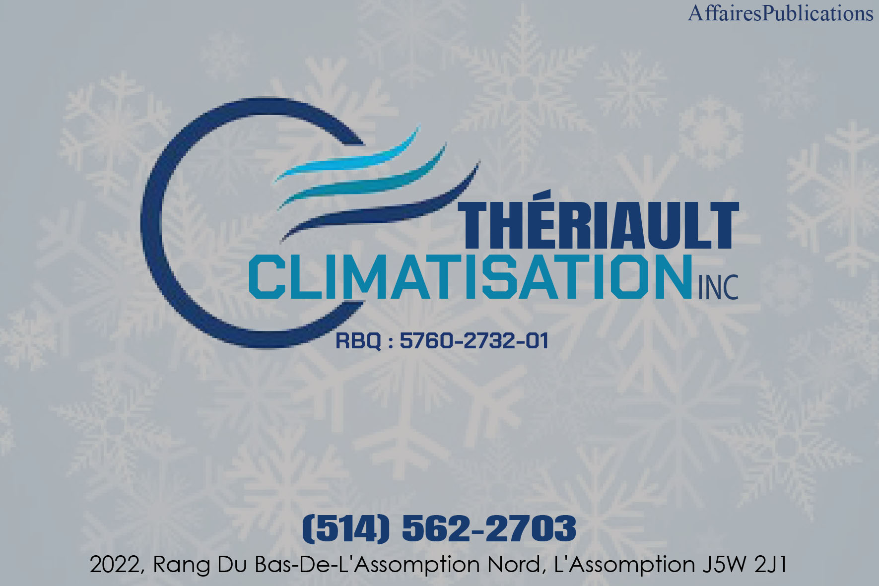 THÉRIAULT CLIMATISATION INC