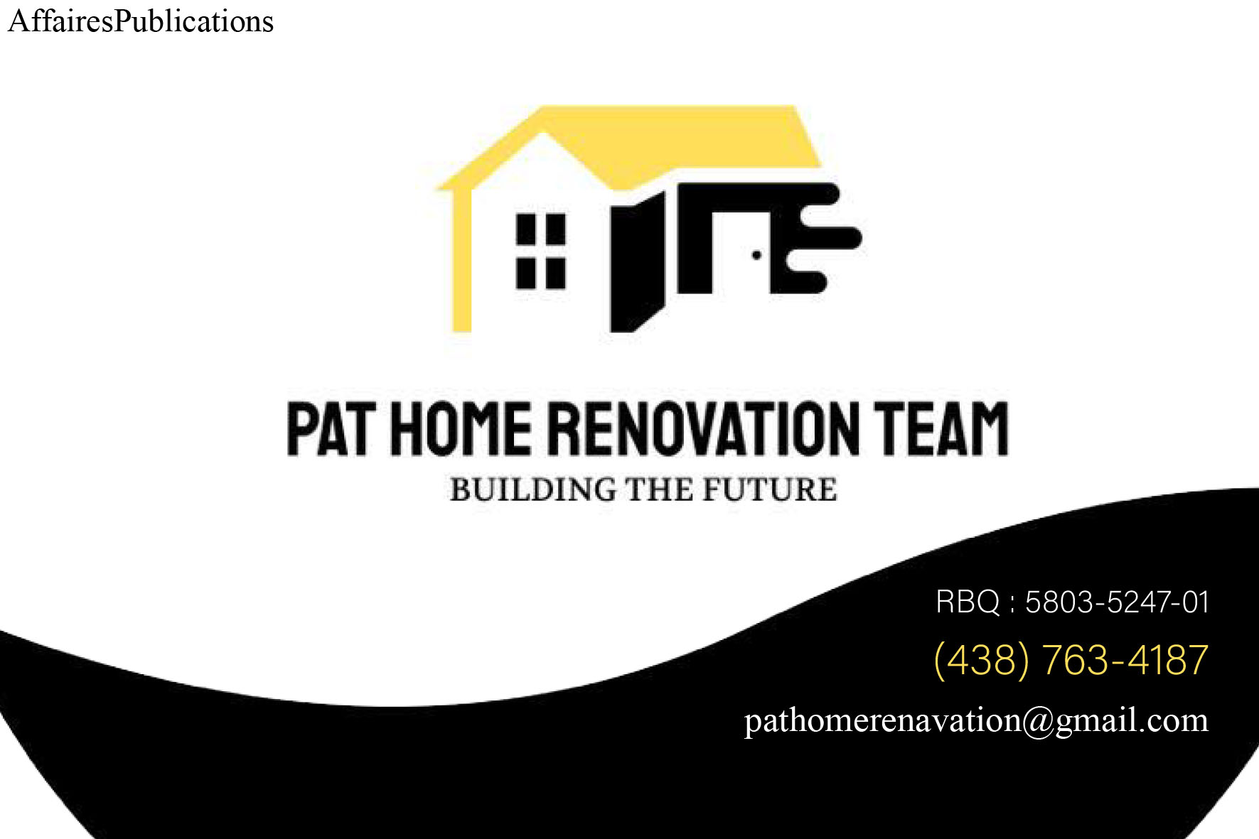 PAT-MAISON RÉNOVATION INC