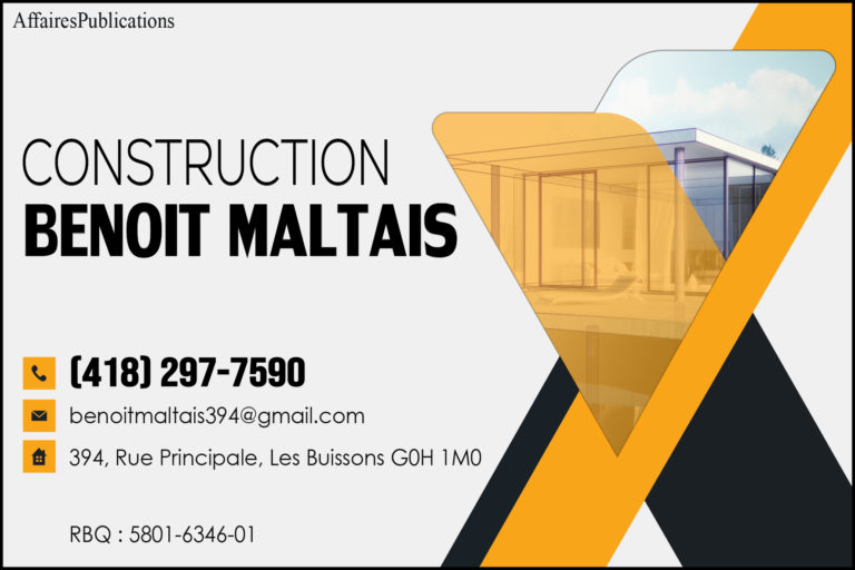 CONSTRUCTION BENOIT<br/>MALTAIS INC