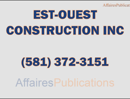 EST-OUEST CONSTRUCTION INC