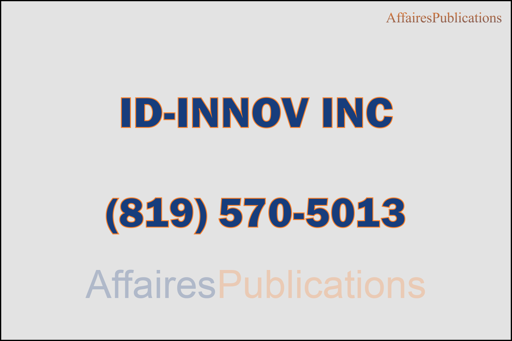 ID-INNOV INC