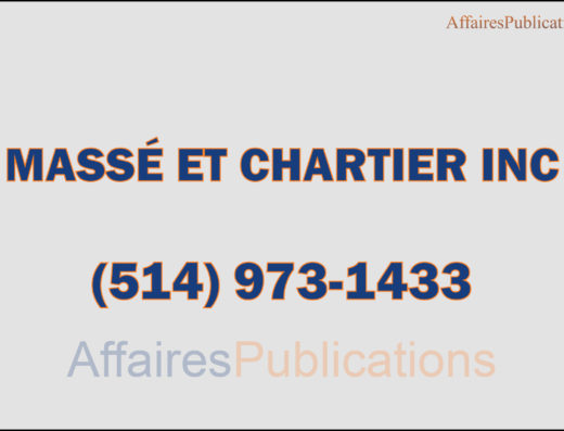 MASSÉ ET CHARTIER INC