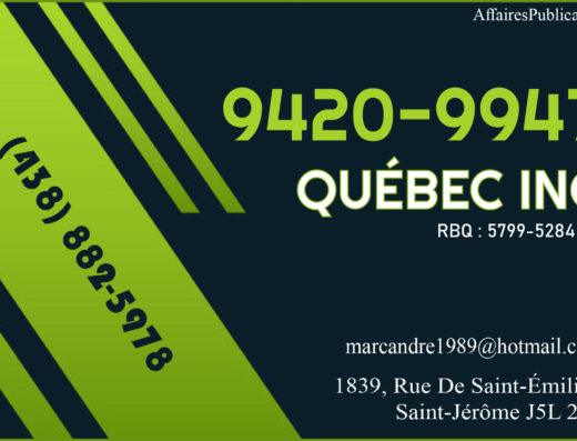9420-9947 QUÉBEC INC