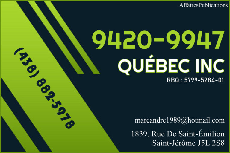 9420-9947 QUÉBEC INC
