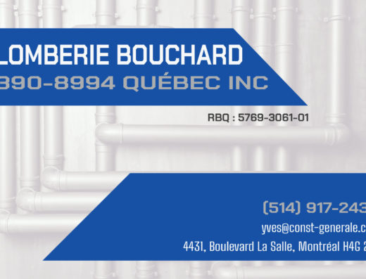 PLOMBERIE BOUCHARD 9390-8994 QUÉBEC INC