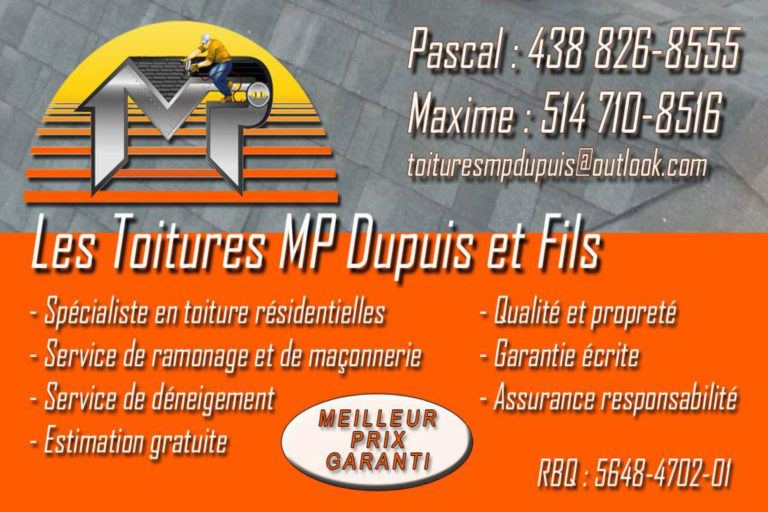 MP TOITURES DUPUIS ET FILS