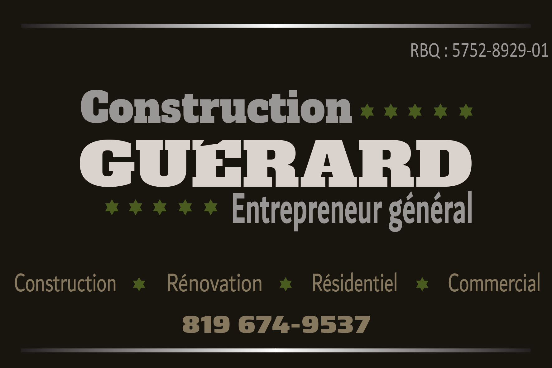 LES ENTREPRISES GUÉRARD INC CONSTRUCTION GUÉRARD