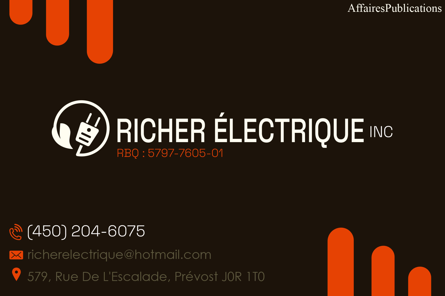 RICHER ÉLECTRIQUE INC