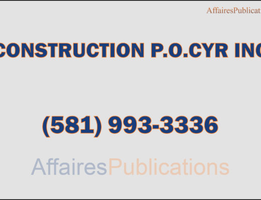 CONSTRUCTION P.O.CYR INC