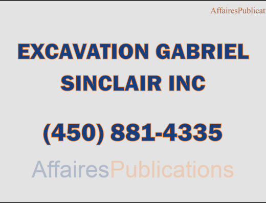 EXCAVATION GABRIEL SINCLAIR INC