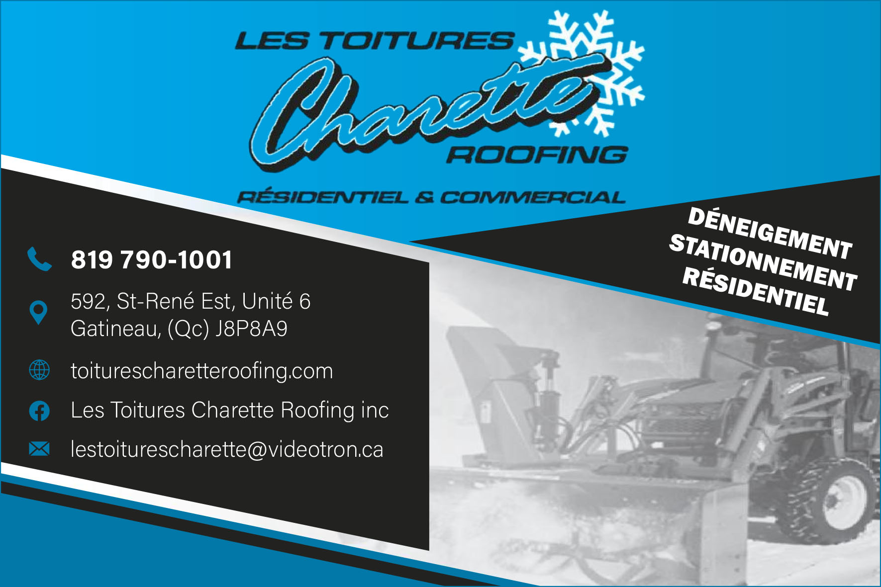LES TOITURES CHARETTE ROOFING