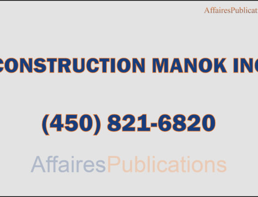CONSTRUCTION MANOK INC
