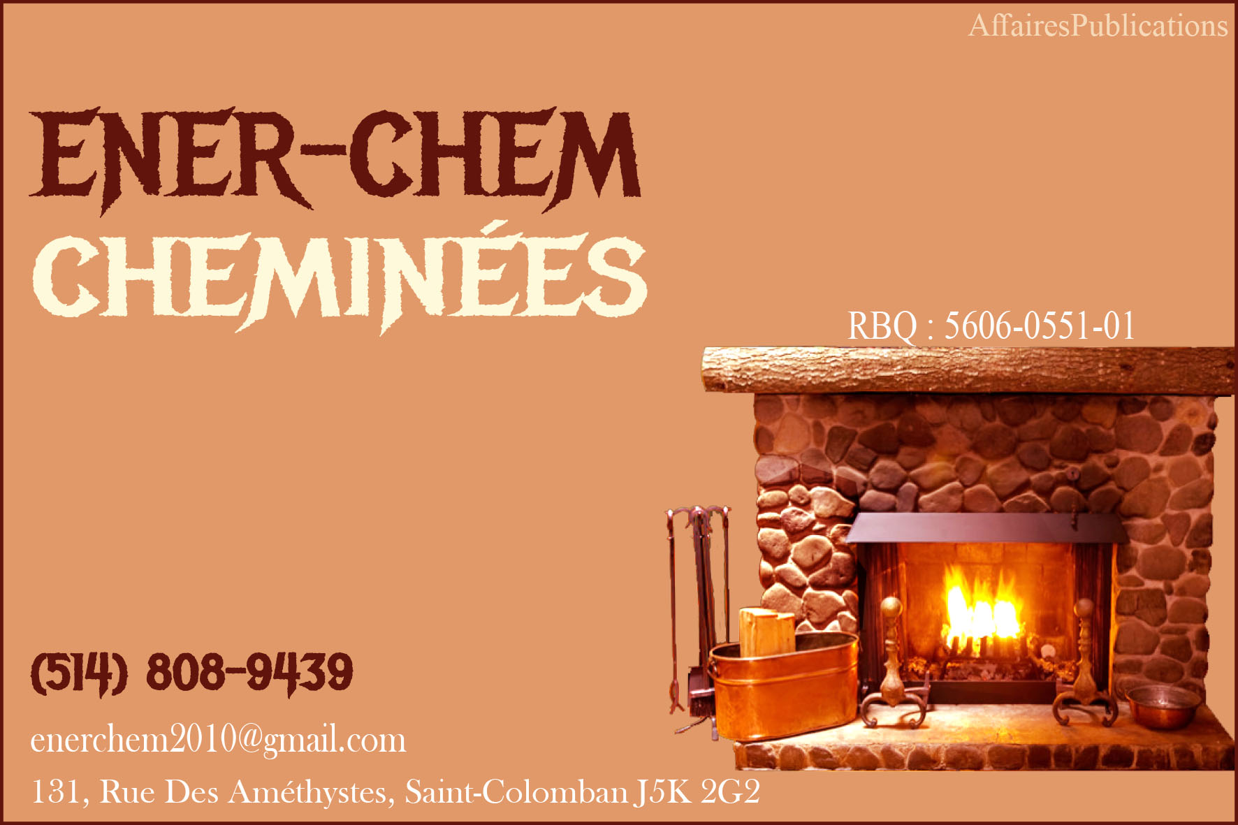 ENER-CHEM CHEMINÉES INC