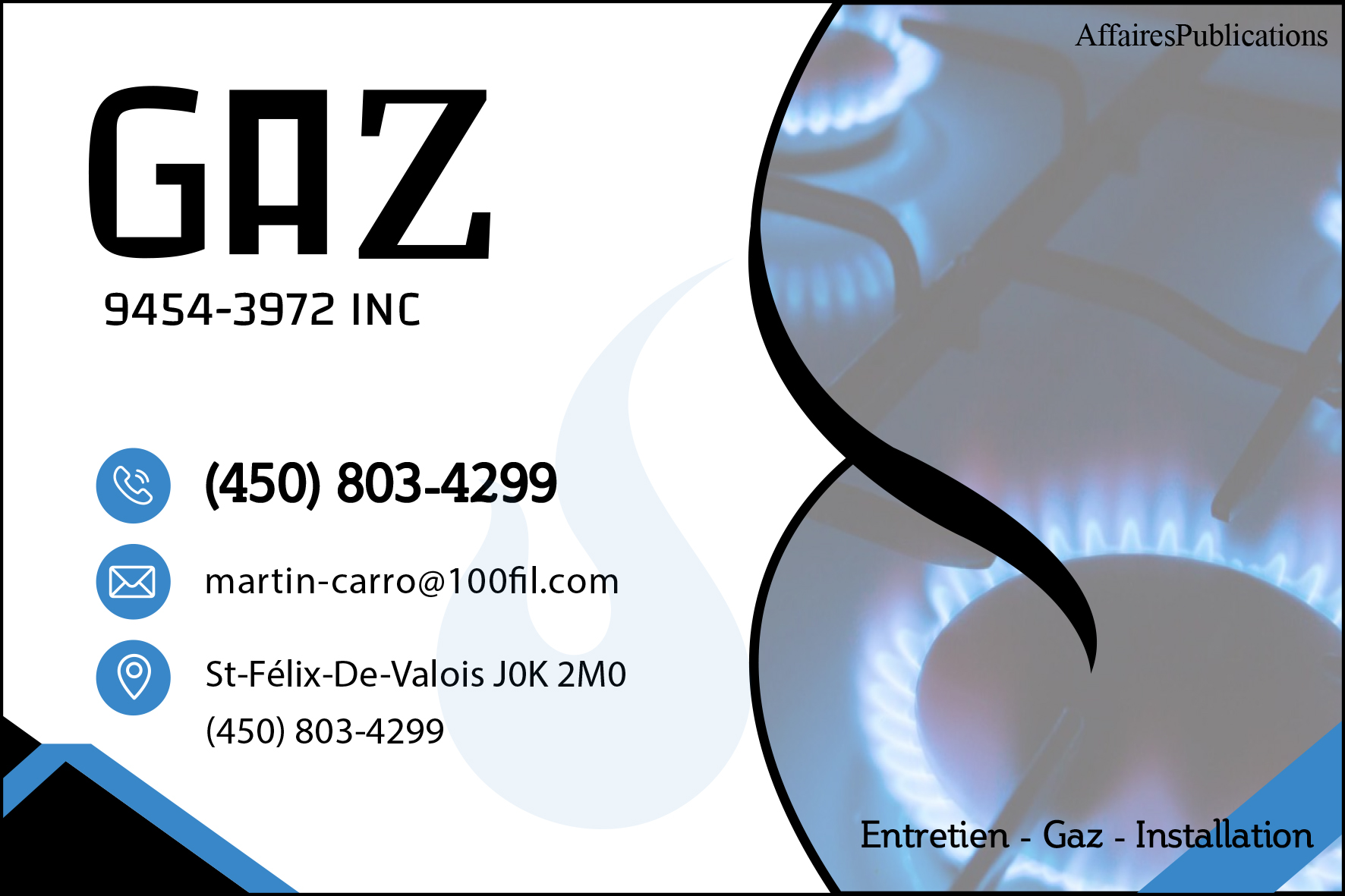 GAZ MC 9454-3972 QUÉBEC INC