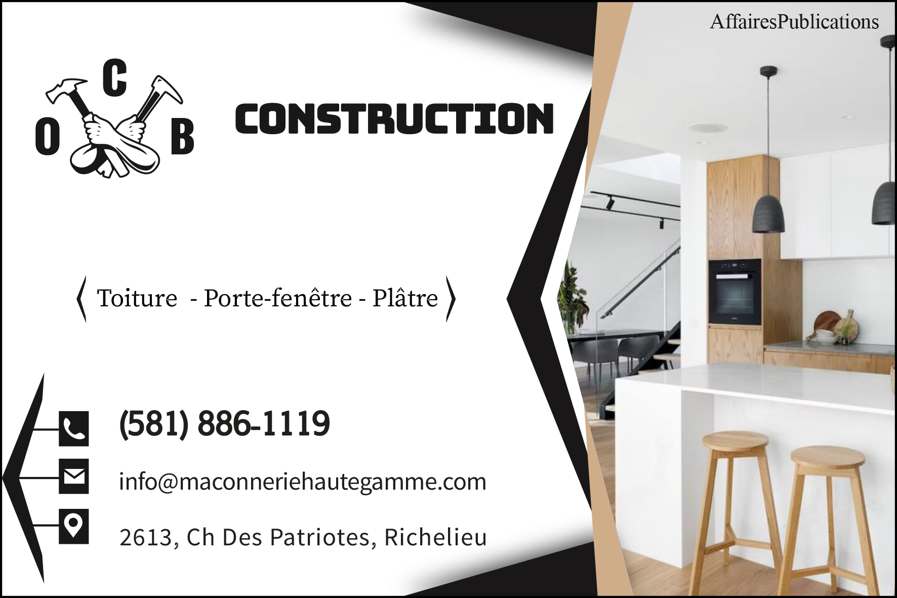 OCB CONSTRUCTION INC