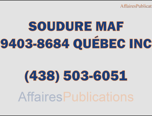SOUDURE MAF 9403-8684 QUÉBEC