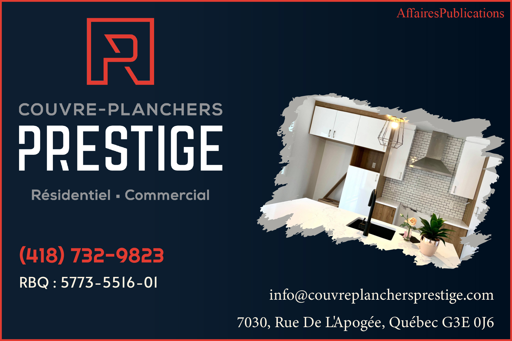 COUVRE-PLANCHERS PRESTIGE INC