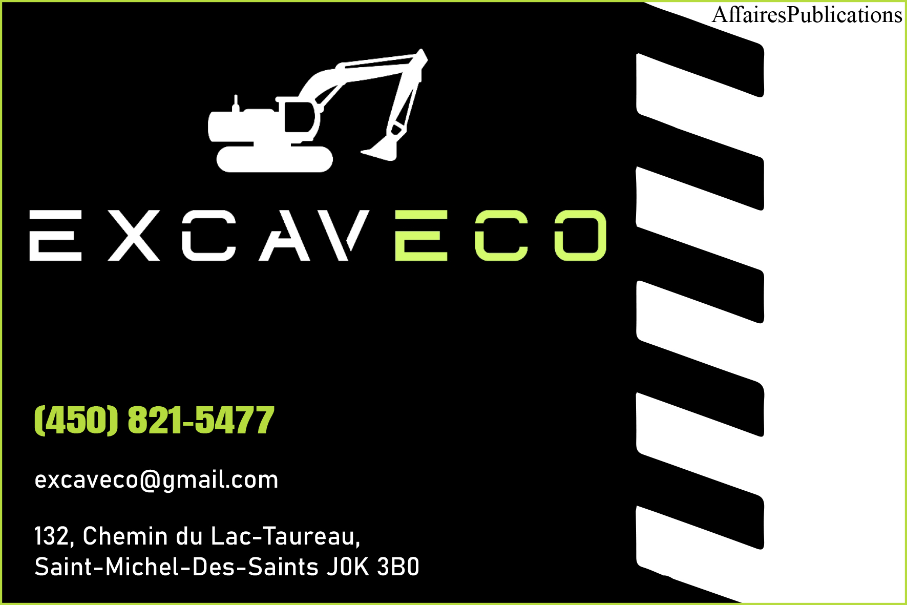 EXCAVÉCO 9261-4510 QUÉBEC INC