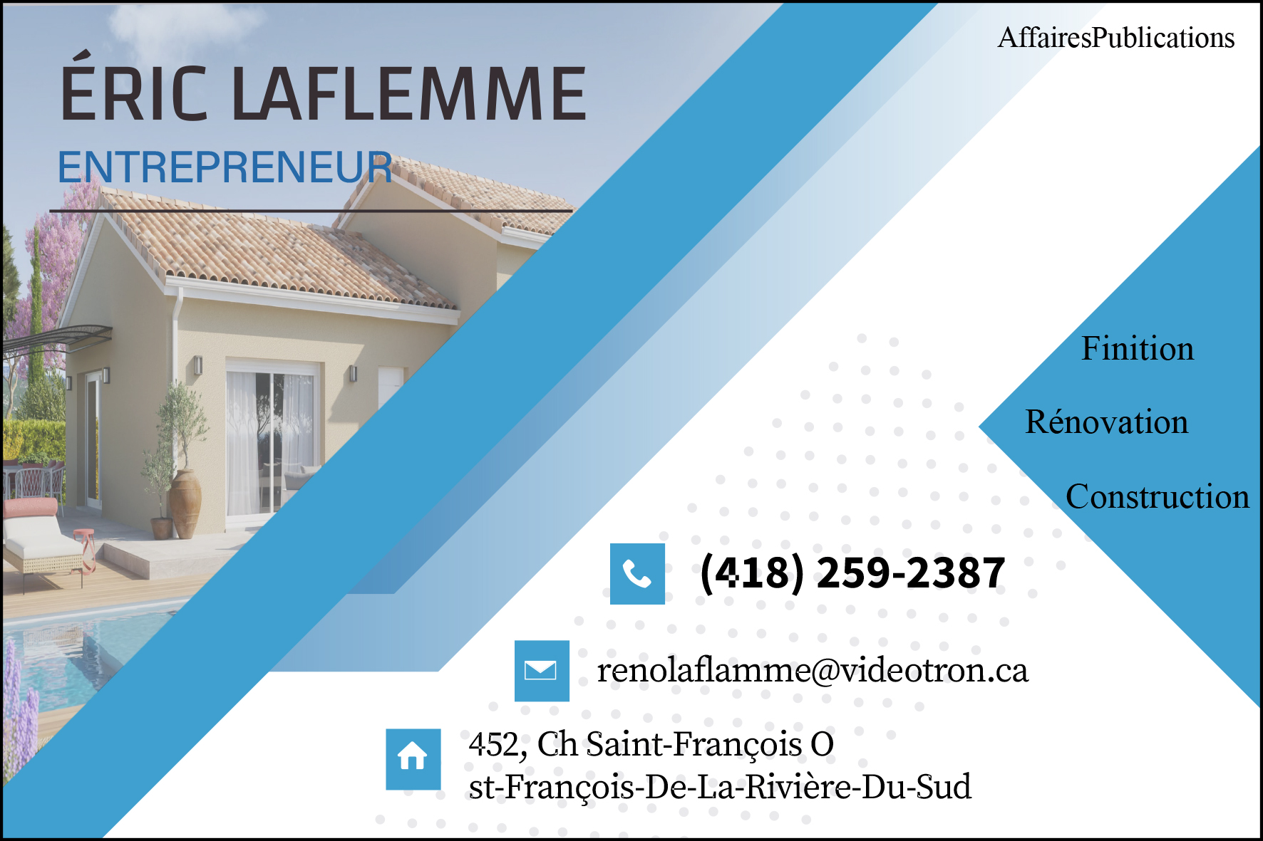 ÉRIC LAFLEMME ENTREPRENEUR