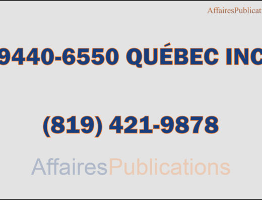 9440-6550 QUÉBEC INC