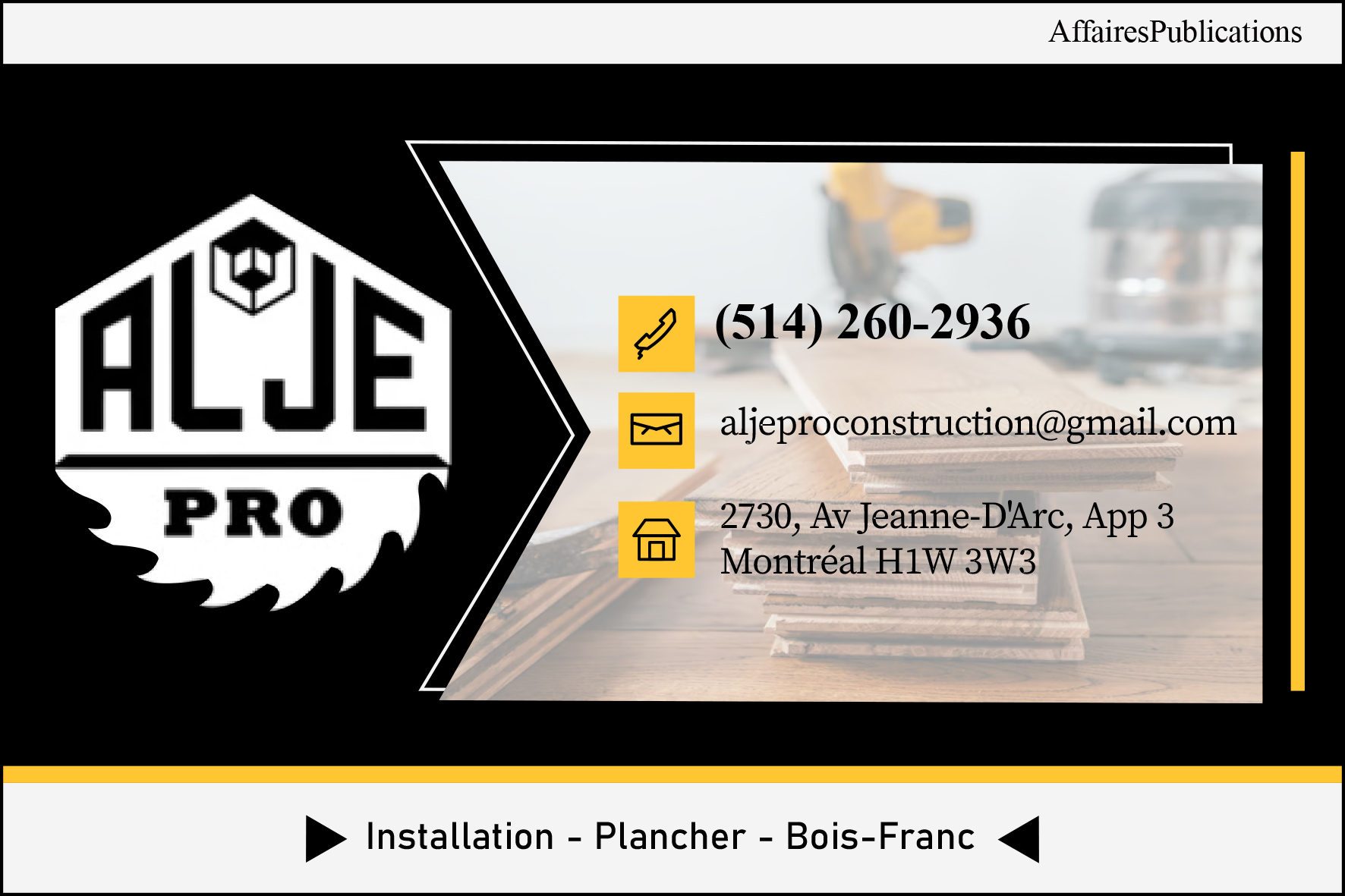 ALJÉ PRO CONSTRUCTION INC