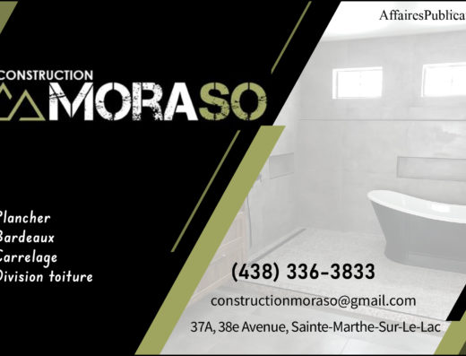 CONSTRUCTION MORASO INC