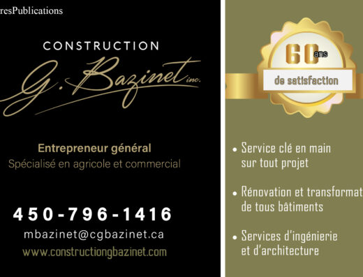CONSTRUCTION G. BAZINET INC